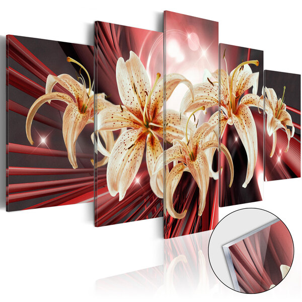 Tableau sur verre acrylique - the magic of passion [glass] l x h en cm 200x100