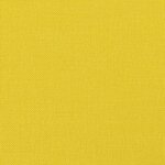 vidaXL Canapé 2 places avec oreillers jaune clair 120 cm tissu