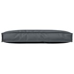 vidaXL Coussin palette dossier Anthracite 80x40x12 cm Tissu Oxford