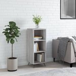 vidaXL Armoire à étagères sonoma gris 34 5x32 5x90cm bois d'ingénierie