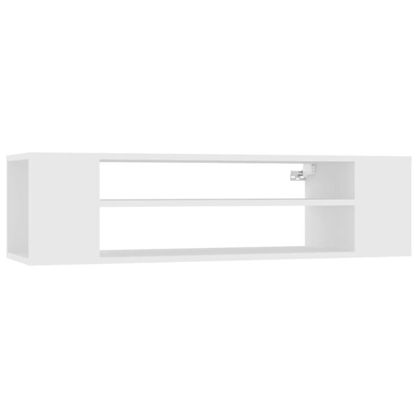 vidaXL Meuble TV suspendu Blanc 100x30x26 5 cm Aggloméré