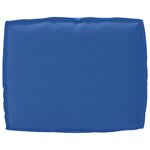 vidaXL Coussin de palette pour dossier Bleu Royal 50x40x12 cm en tissu Oxford