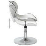 vidaXL Chaises à manger lot de 4 blanc similicuir