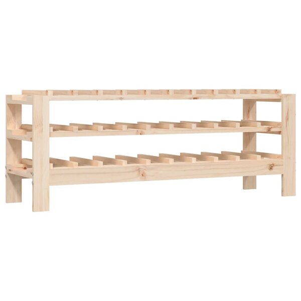 vidaXL Casier à vin 109 5x30x42 cm Bois de pin massif