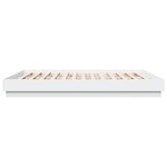 vidaXL Cadre de lit avec LED sans matelas blanc 200x200 cm