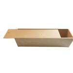 Boite en contreplaqué bouleau à couvercle coulissant 360x164x85mm