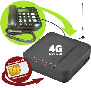 Avec la FIXMOB utilisez votre téléphone FIXE sans ligne... fixe