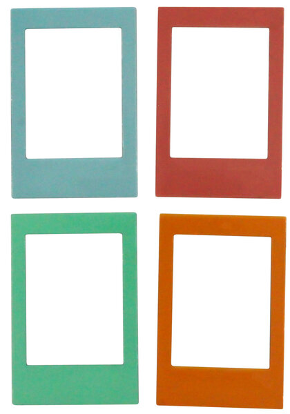 Cadre magnétique pour photo 4 5 x 6cm 4 pièces