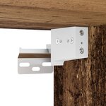 vidaXL Buffet avec Cabinet Mur en Bois Ancien en Bois Aggloméré