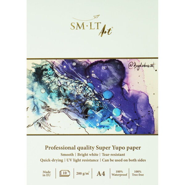 SM-LT Bloc Beaux-Arts - Yupo - A4- 10 feuilles - 200 gsm