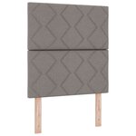 Tête de lit vidaXL Design à blocs en diamant Taupe 80 cm Tissu