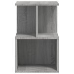 vidaXL Tables de chevet 2 Pièces Sonoma gris 35x35x55 cm Bois ingénierie