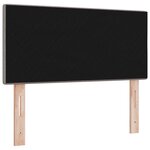 Tête de lit LED vidaXL capitonnée taupe 100 cm en tissu