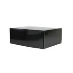 Lot de 25 boites d'expédition en microcannelure noir brillant 340x240x105mm