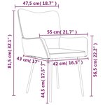 vidaXL Chaises à manger lot de 2 Jaune Velours