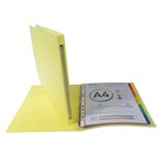 Classeur 4 Anneaux 15 Mm Polypropylène Chromaline Pastel - A4 - Couleurs Assorties - X 20 - Exacompta