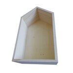 Etagère en bois maison 30 5 x 18 x 10 cm