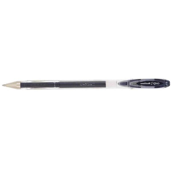 Roller encre gel Signo UM120 pointe moyenne 0,7mm noir x 12 UNI-BALL