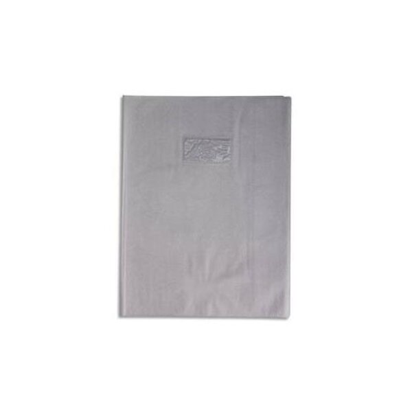 Protège-cahier Grain Cuir 20/100ème 17x22 Gris CALLIGRAPHE