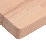 vidaXL Dessus de table 100x60x4 cm rectangulaire bois massif de hêtre