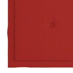 vidaXL Chaises de jardin avec coussins 2 Pièces Teck solide et acier