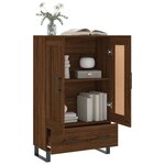 vidaXL Buffet haut chêne marron 69 5x31x115 cm bois d'ingénierie