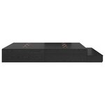 vidaXL Cadre de lit de rangement Chêne noir 200x200 cm