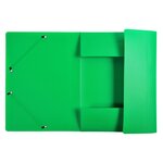Chemise À Élastiques 3 Rabats Pp Opak - A4 - Vert Clair - X 50 - Exacompta
