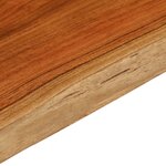 vidaXL Dessus de table 50x40x3 8 cm rectangulaire bois massif d'acacia