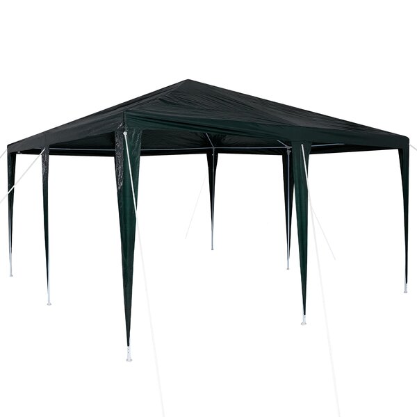 vidaXL Tente de fête Verte 4x4 m PE