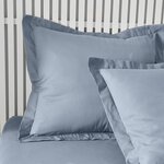 Taie d'oreiller - 63 x 63+5 cm uni - Denim