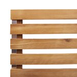 Ensemble de salle à manger de jardin 3 pièces en bois massif d'acacia vidaXL