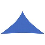 vidaXL Voile d'ombrage 160 g/m² Bleu 2 5x2 5x3 5 m PEHD