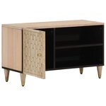 vidaXL Meuble TV 80x31x46 cm bois massif de manguier
