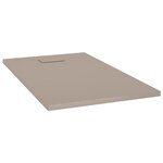 vidaXL Receveur de douche SMC Marron 120x70 cm