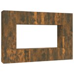 vidaXL Ensemble de meubles TV 8 Pièces Chêne fumé Bois d'ingénierie