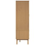 vidaXL Garde-robe OLDEN marron 76 5x53x172 cm bois massif de pin