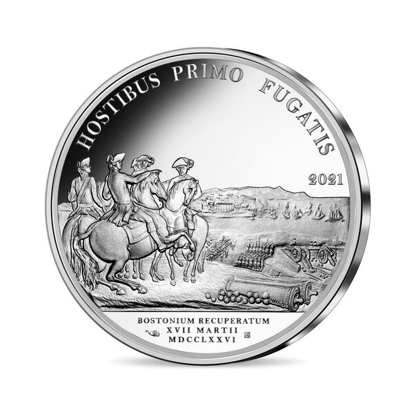 Washington à boston monnaie 10€ argent be