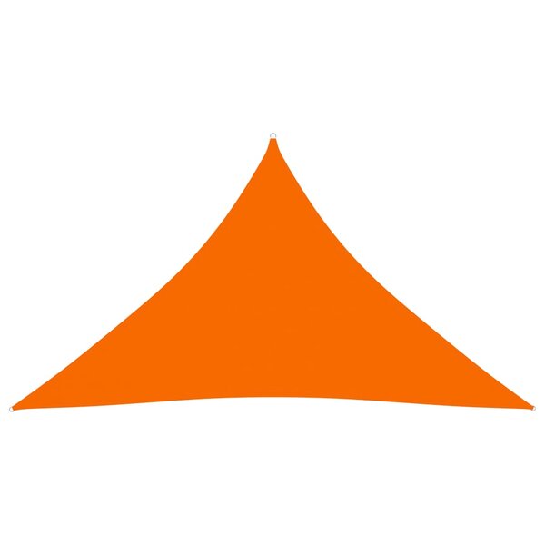vidaXL Voile de parasol Tissu Oxford triangulaire 2 5x2 5x3 5 m Orange