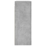 vidaXL Armoires murales 2 Pièces gris béton bois d'ingénierie