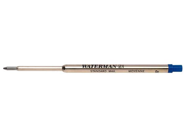 Recharge Stylo Bille Standard Maxima Pointe Fine Bleu WATERMAN