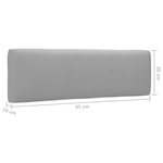 Salon de jardin meuble d'extérieur ensemble de mobilier palette 4 pièces et coussins pin imprégné de blanc 02_0018380
