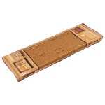 vidaXL Tapis d'escalier autocollants 15 Pièces 65x21x4 cm Beige
