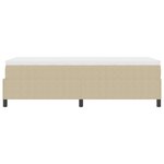 vidaXL Lit avec sommier avec matelas vert clair gris 90x200 cm en tissu en velours côtelé