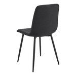 Lot de 2 chaises de salle à manger 89 x 43 x 51 cm noir 03_0006720