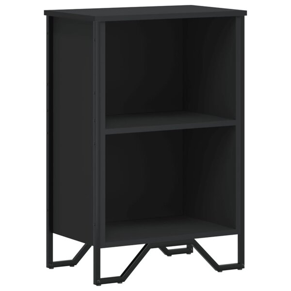 vidaXL Bibliothèque noir 50x31x74 5 cm bois d'ingénierie