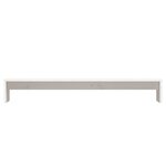 vidaXL Support de moniteur Blanc 100x27x15 cm Bois de pin solide