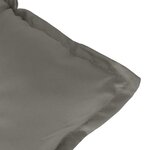 vidaXL Coussins de chaise à dossier haut lot de 6 gris foncé mélangé