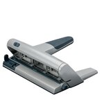 perforateur polyvalent AKTO 4 trous 32 feuilles gris clair et gris foncé LEITZ
