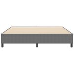 Lit Box Spring vidaXL Gris clair Super King en tissu en velours côtelé